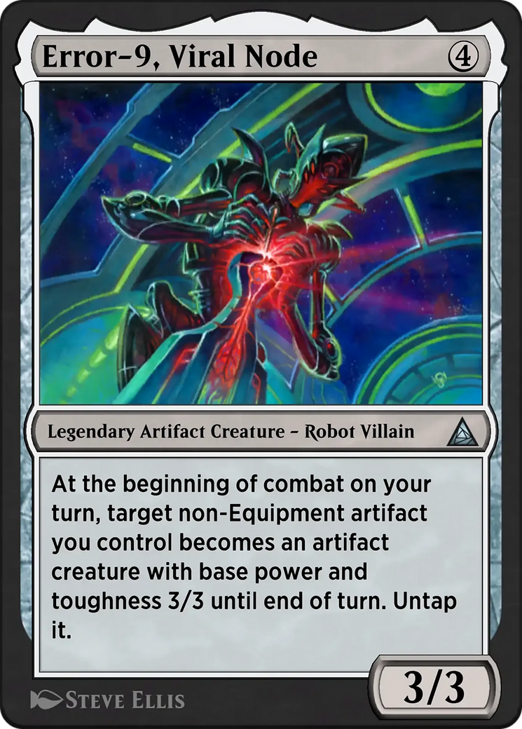 Living Brain, Mechanical Marvel - Uncommon Legendary Artifact Creature — Robot Villain card from Through the Omenpaths