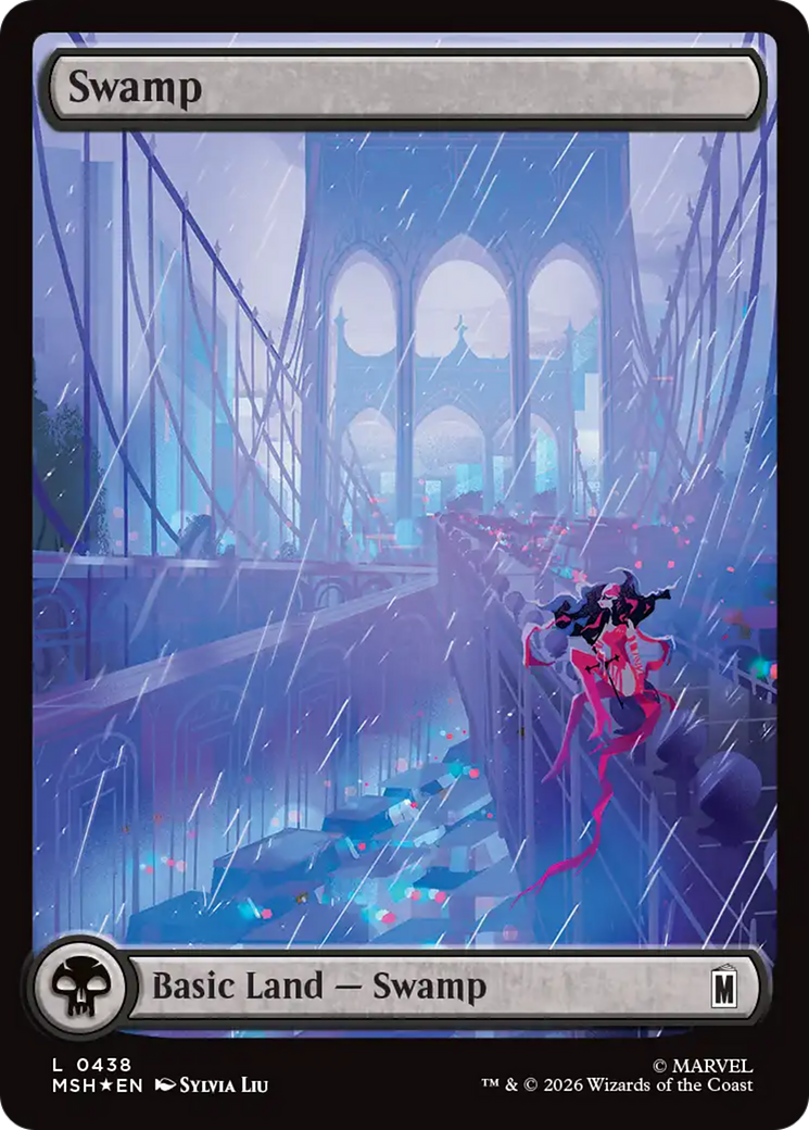 Swamp - Common Basic Land — Swamp card from Marvel Super Heroes