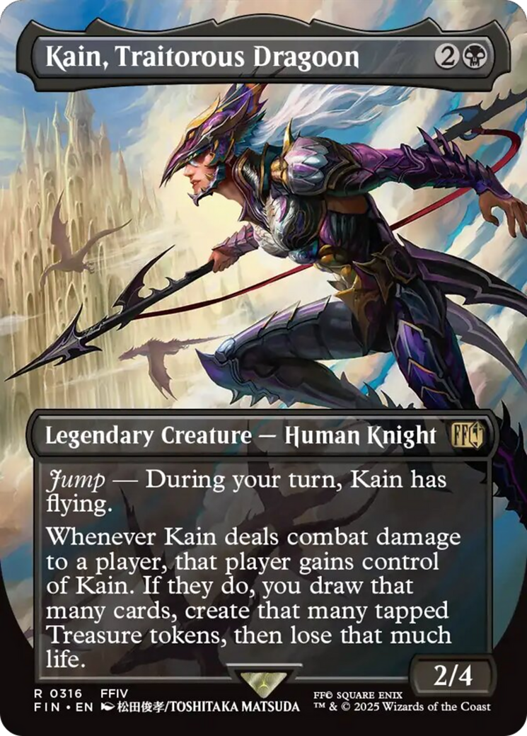 Kain, Traitorous Dragoon - Rare Legendary Creature — Human Knight card from Final Fantasy