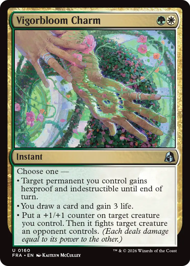 Vigorbloom Charm - Uncommon Instant card from Reality Fracture