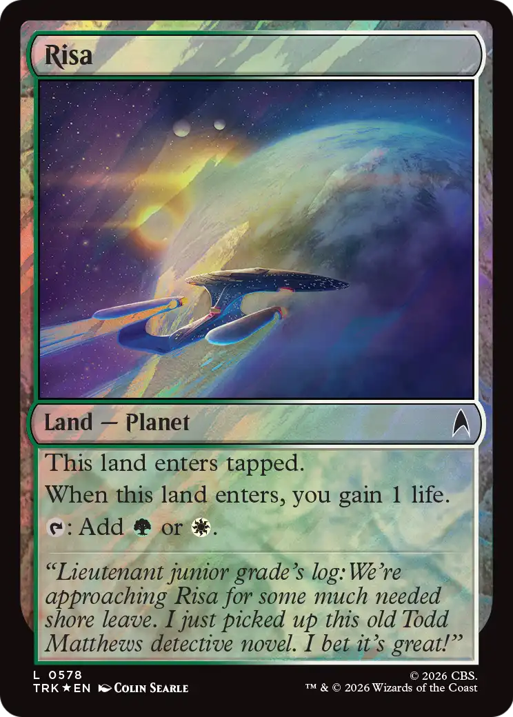 Risa - Common Land — Planet card from Star Trek
