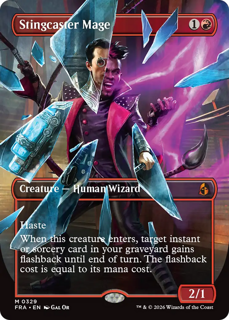 Stingcaster Mage - Mythic Creature — Human Wizard card from Reality Fracture