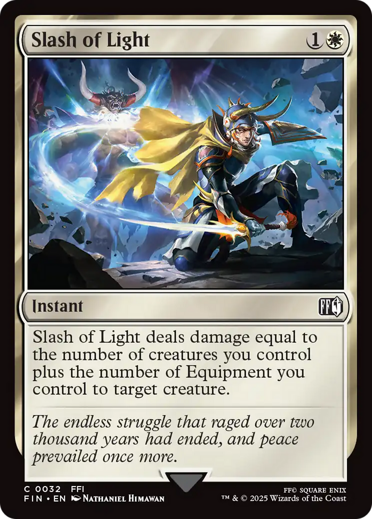 Slash of Light - Common Instant card from Final Fantasy