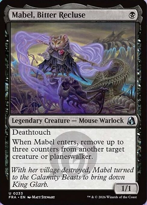 Mabel, Bitter Recluse - Uncommon card from FRA