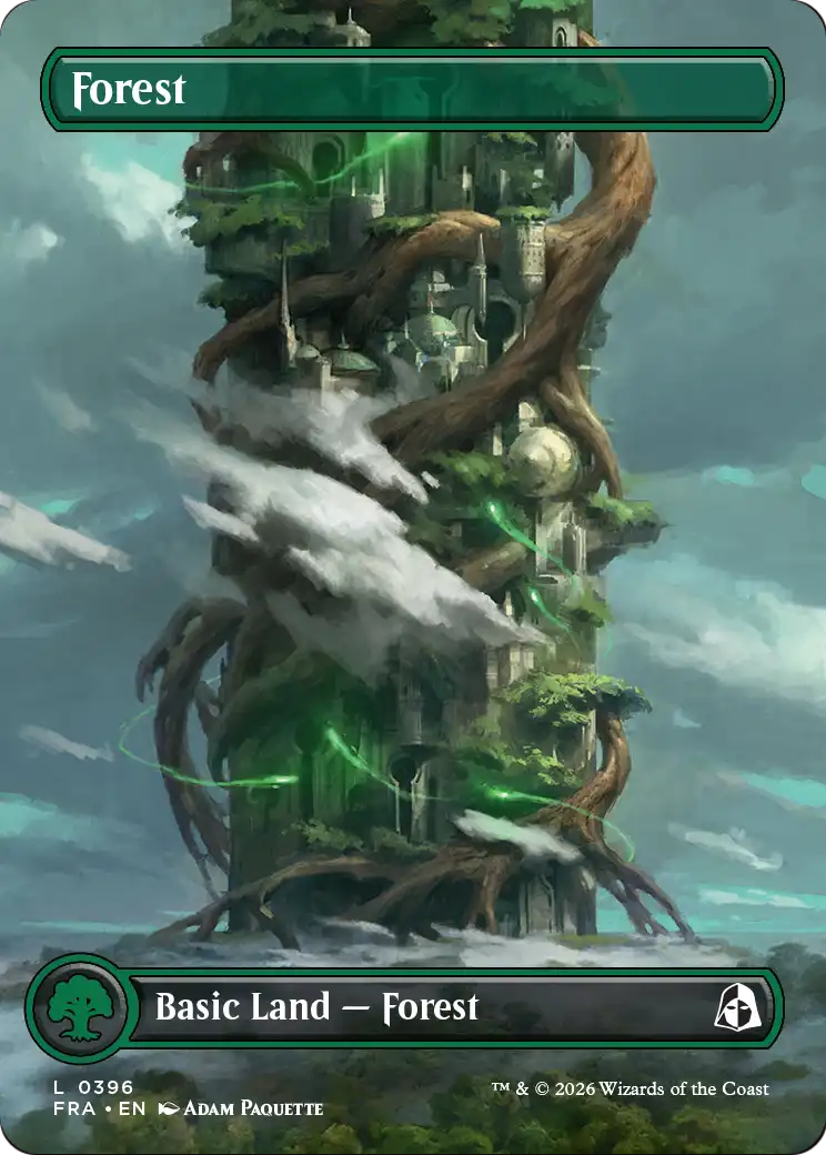 Forest - Common Basic Land — Forest card from Reality Fracture