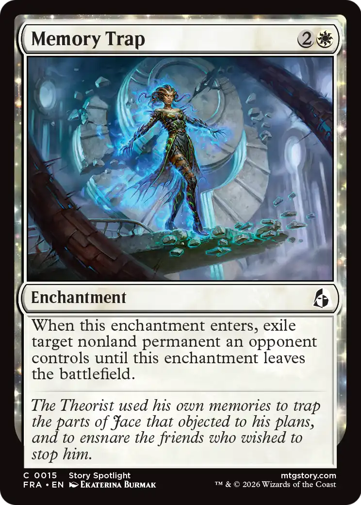 Memory Trap - Common Enchantment card from Reality Fracture