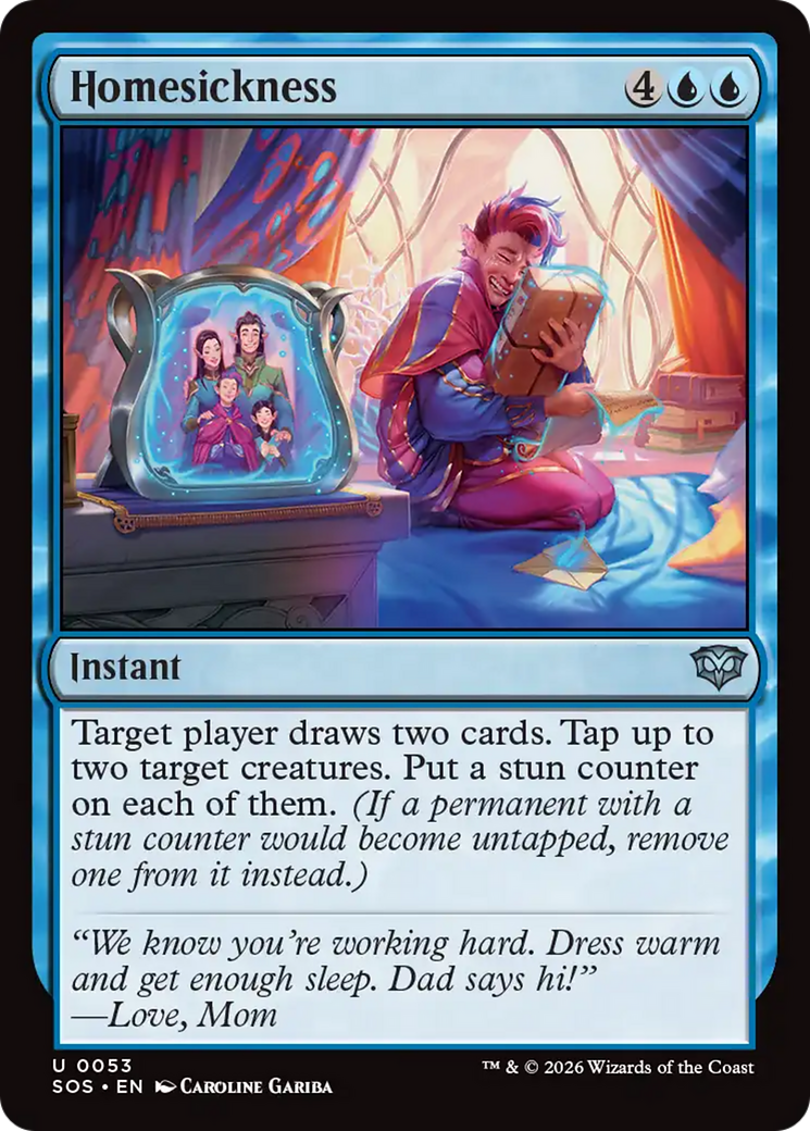 Homesickness - Uncommon Instant card from Secrets of Strixhaven