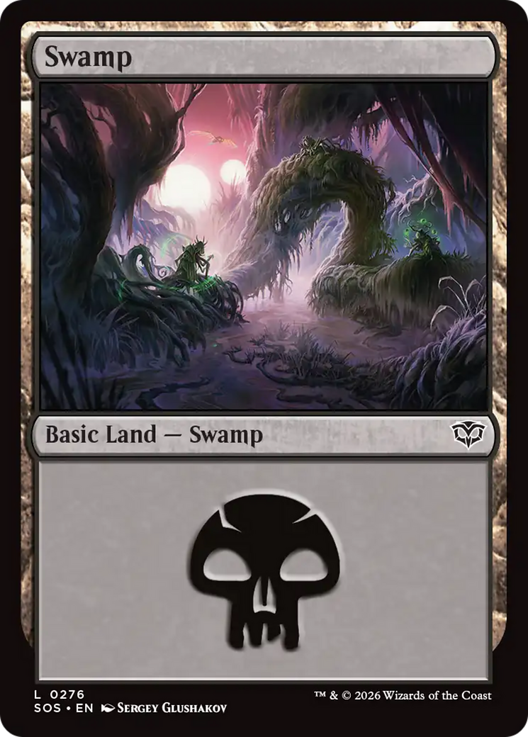 Swamp - Common Basic Land — Swamp card from Secrets of Strixhaven