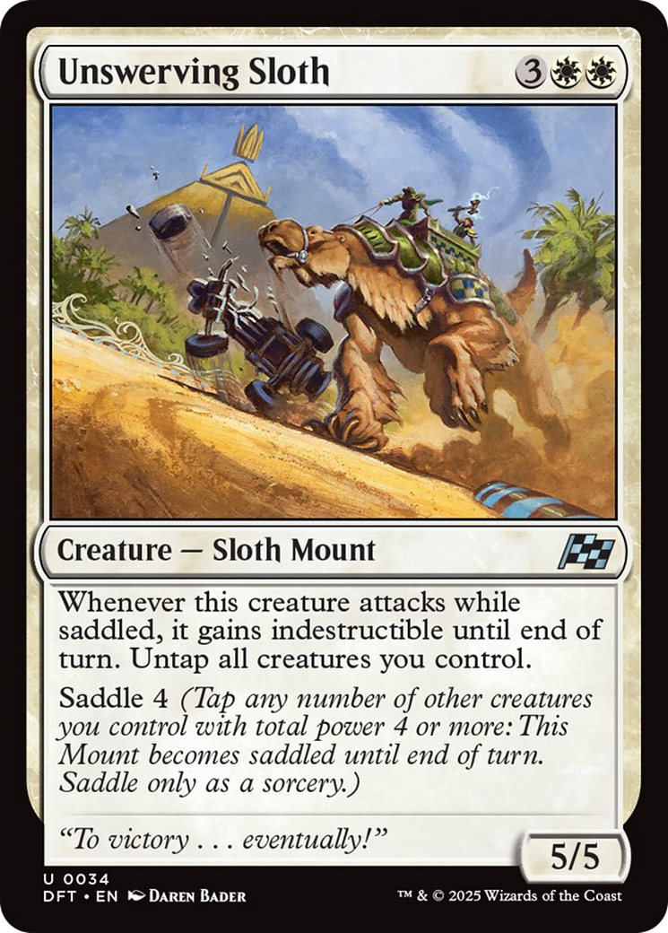 Image of card Unswerving Sloth