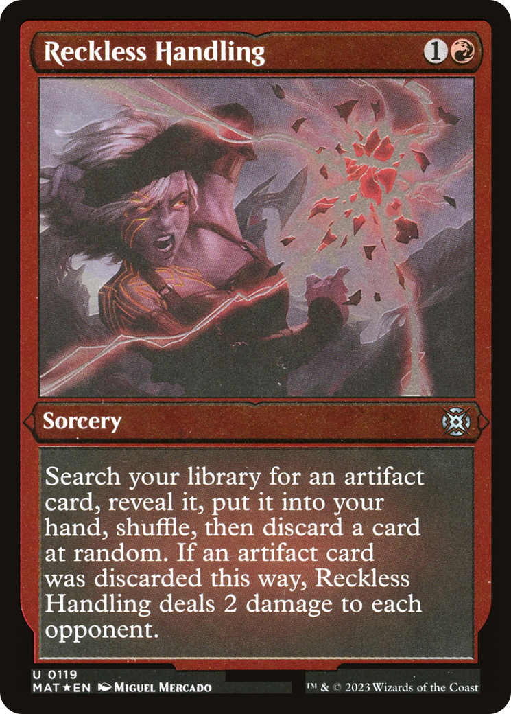 Reckless Handling - Uncommon Sorcery card from March of the Machine: The Aftermath