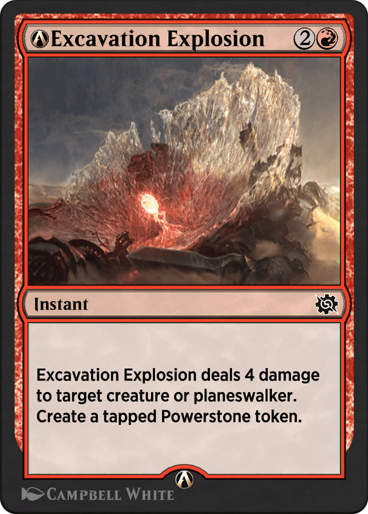 A-Excavation Explosion - Common Instant card from The Brothers' War