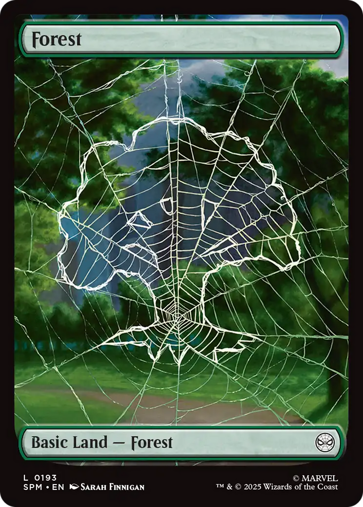 Forest - Common Basic Land — Forest card from Marvel's Spider-Man