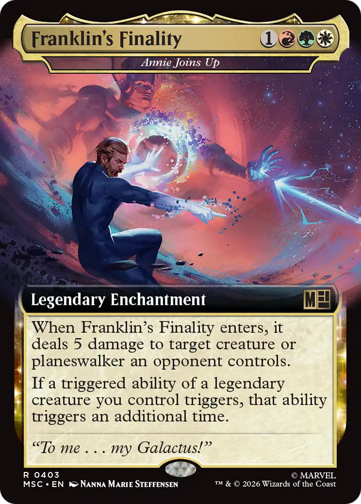 Annie Joins Up - Rare Legendary Enchantment card from Marvel Super Heroes Commander