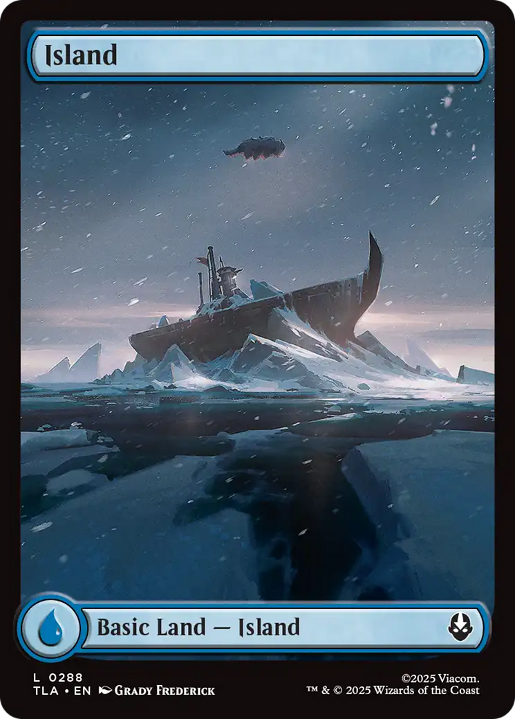 Island - Common Basic Land — Island card from Avatar: The Last Airbender