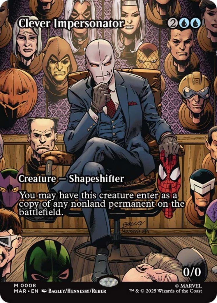 Clever Impersonator - Mythic Creature — Shapeshifter card from Marvel Universe