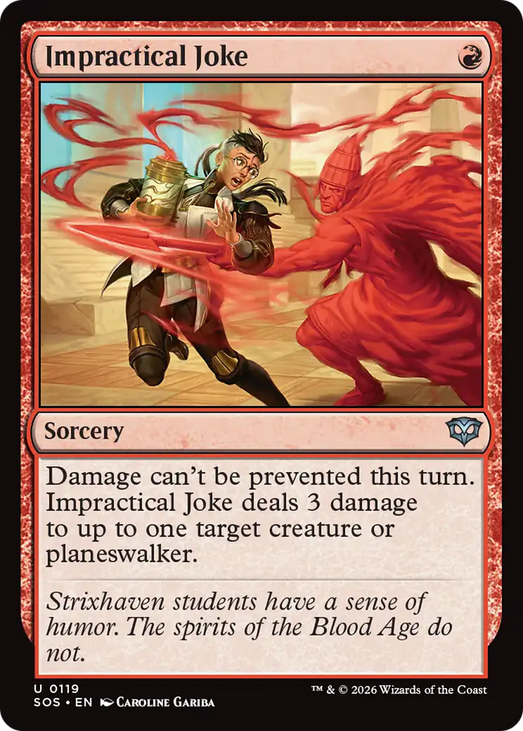 Impractical Joke - Uncommon Sorcery card from Secrets of Strixhaven