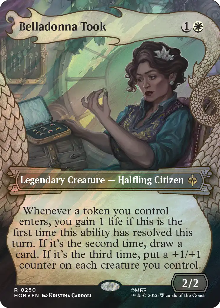 Belladonna Took - Rare Legendary Creature — Halfling Citizen card from The Hobbit