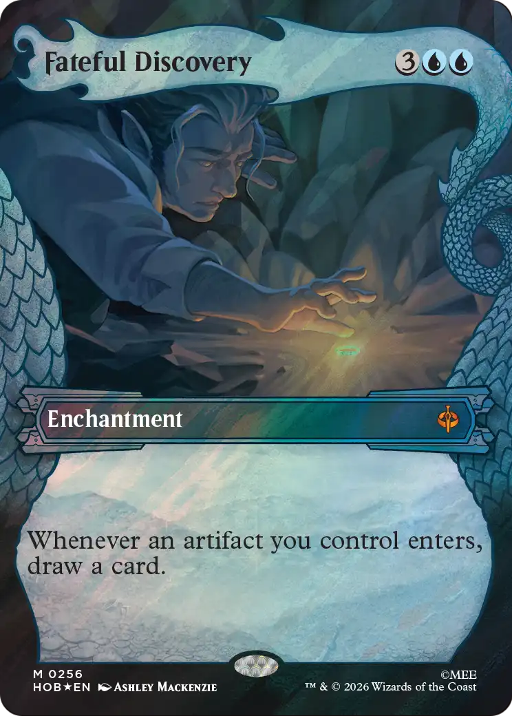 Fateful Discovery - Mythic Enchantment card from The Hobbit
