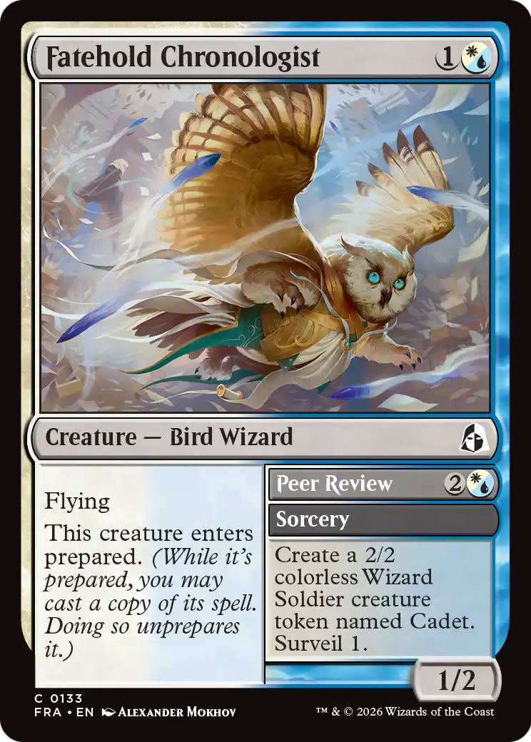 Fatehold Chronologist // Peer Review - Common Sorcery card from Reality Fracture
