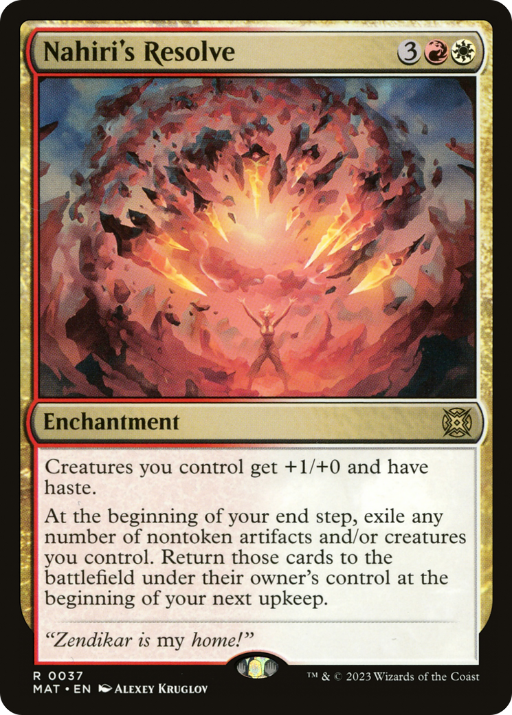 Image of card Nahiri's Resolve