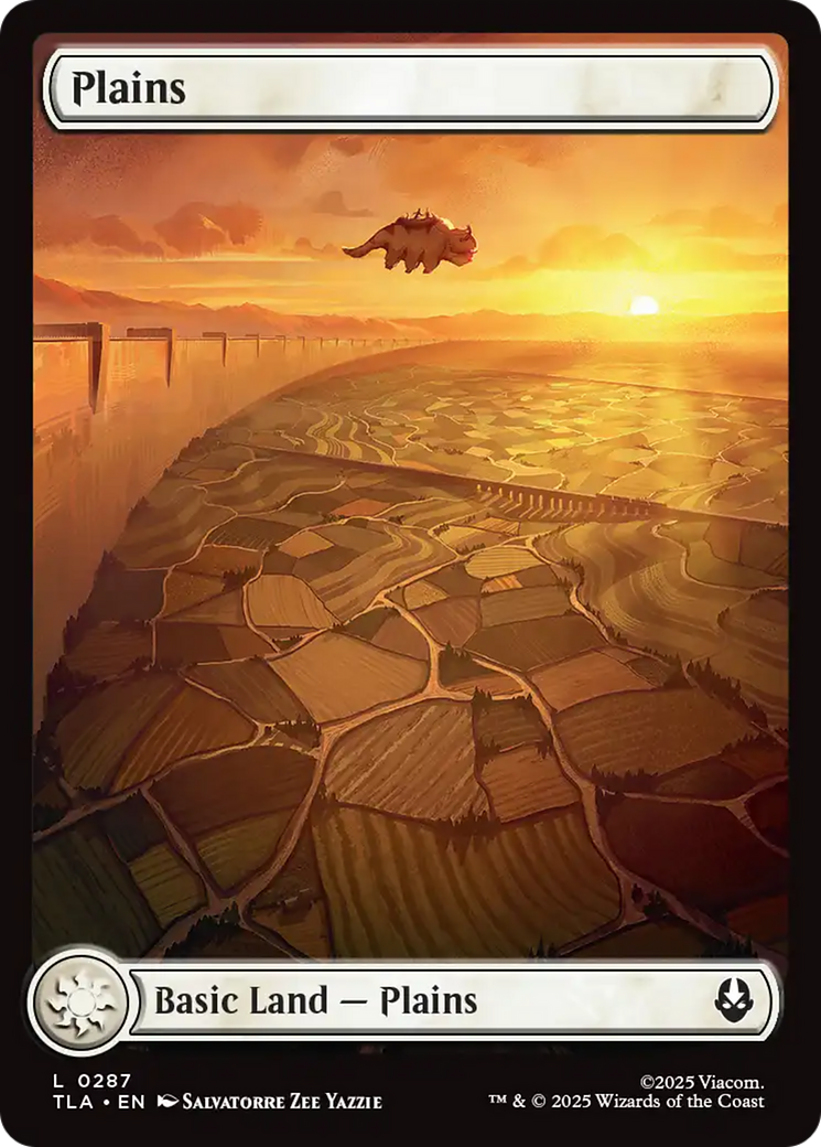 Plains - Common Basic Land — Plains card from Avatar: The Last Airbender