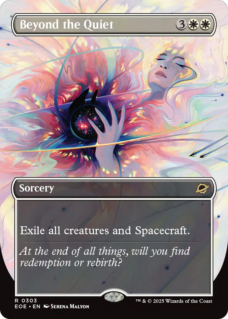 Beyond the Quiet - Rare Sorcery card from Edge of Eternities