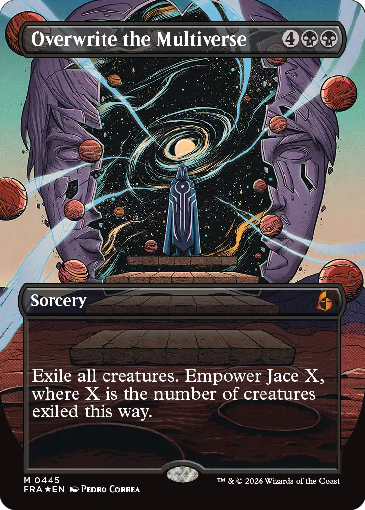 Overwrite the Multiverse - Mythic Sorcery card from Reality Fracture