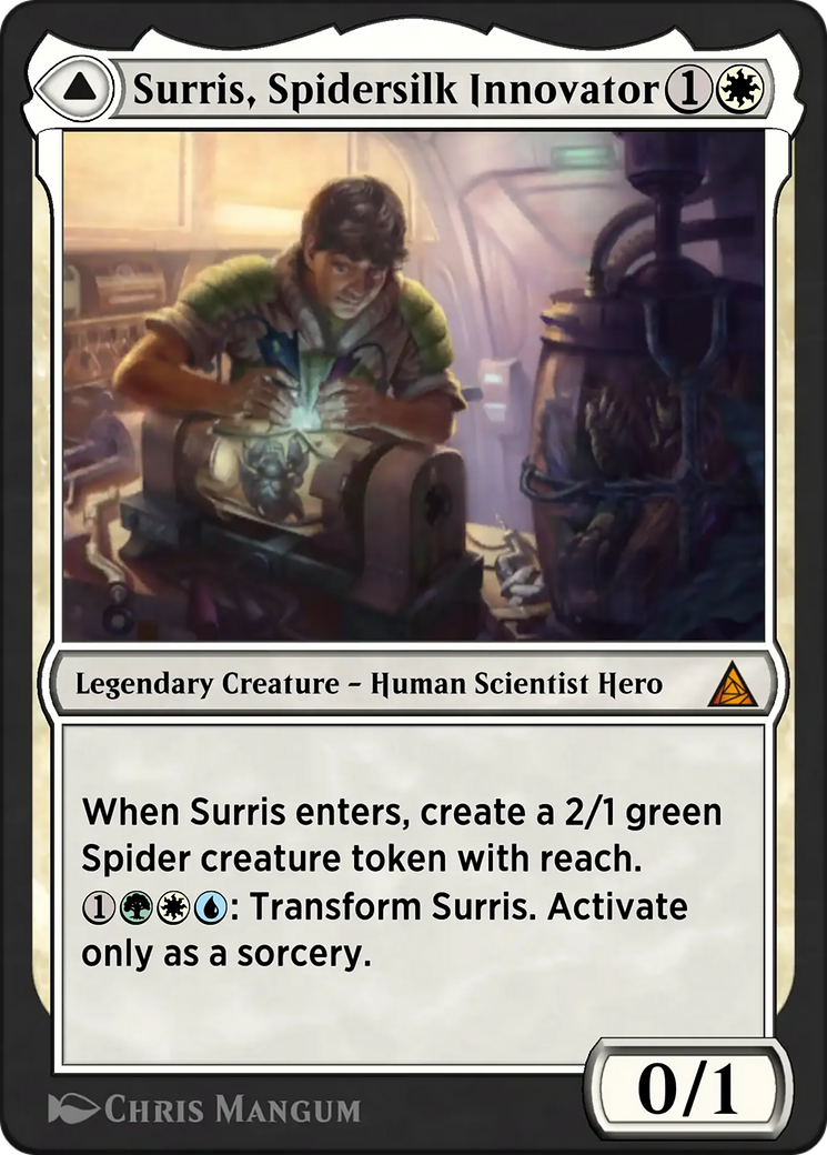 Peter Parker // Amazing Spider-Man - Mythic Legendary Creature — Human Scientist Hero card from Through the Omenpaths