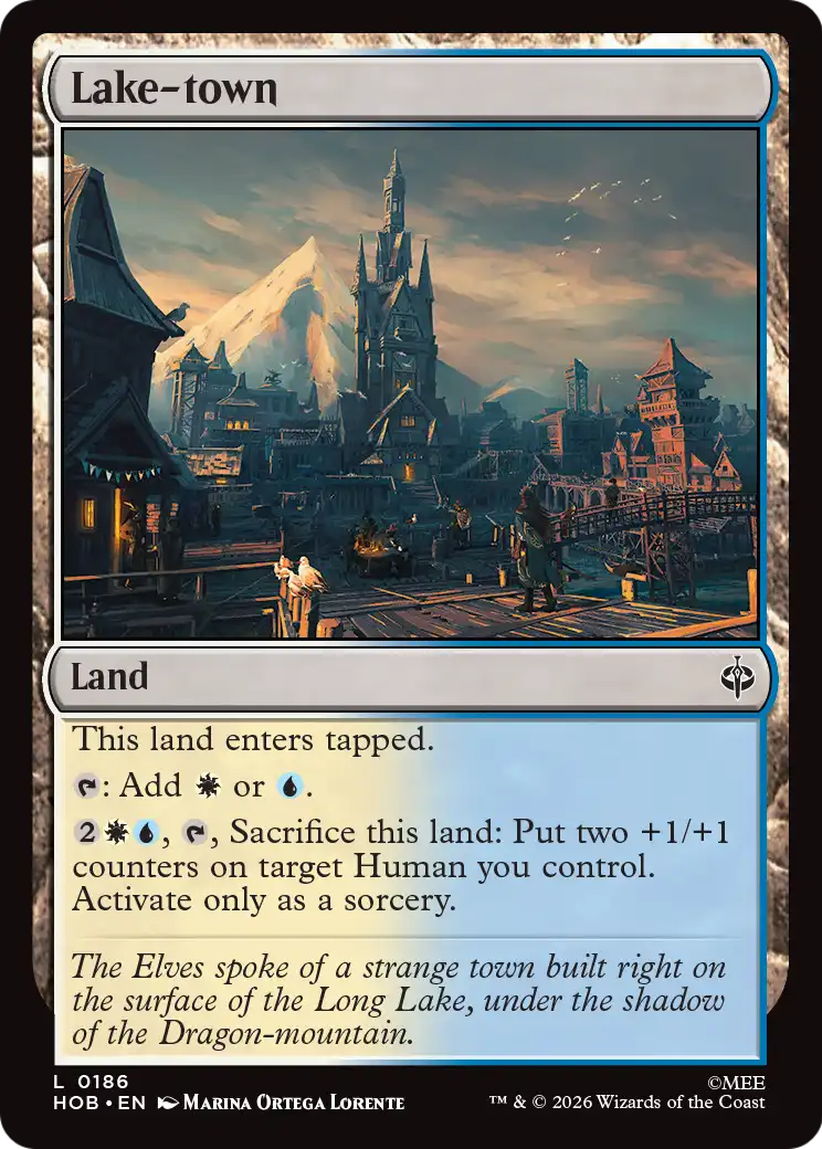 Lake-town - Common Land card from The Hobbit