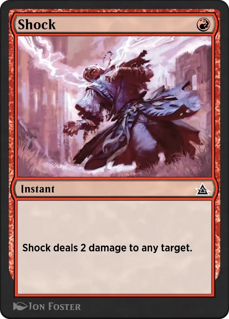 Shock - Common Instant card from Through the Omenpaths Bonus Sheet