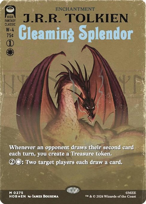Gleaming Splendor - Mythic rare card from The Hobbit