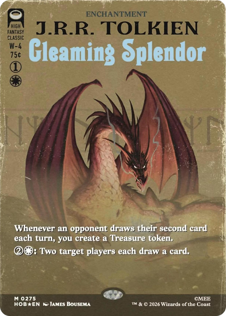 Gleaming Splendor - Mythic Enchantment card from The Hobbit