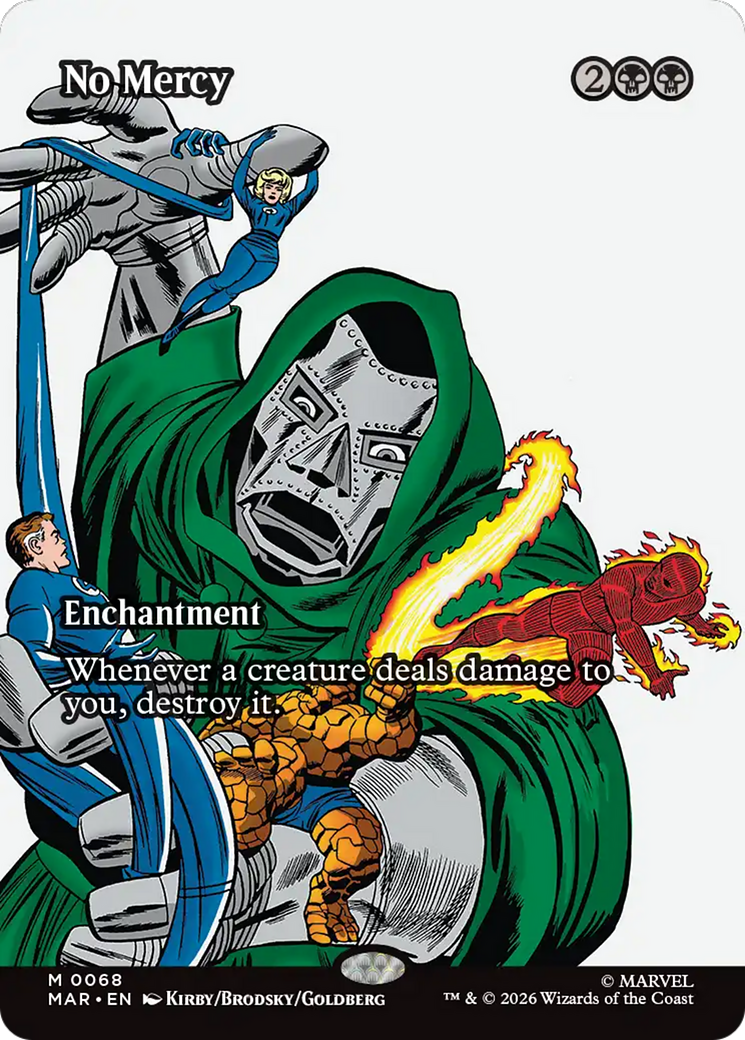 No Mercy - Mythic Enchantment card from Marvel Universe