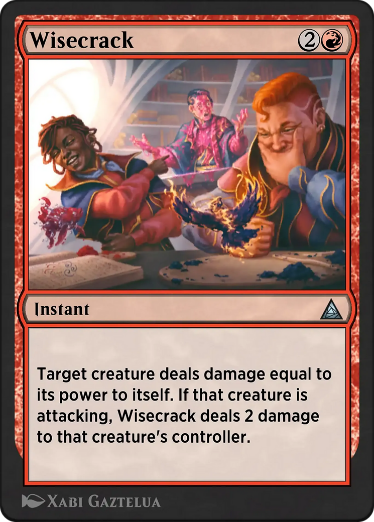 Wisecrack - Uncommon Instant card from Through the Omenpaths