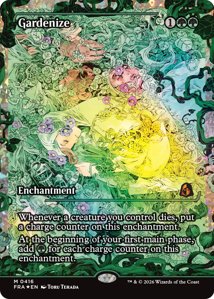 Gardenize - Mythic Enchantment card from Reality Fracture