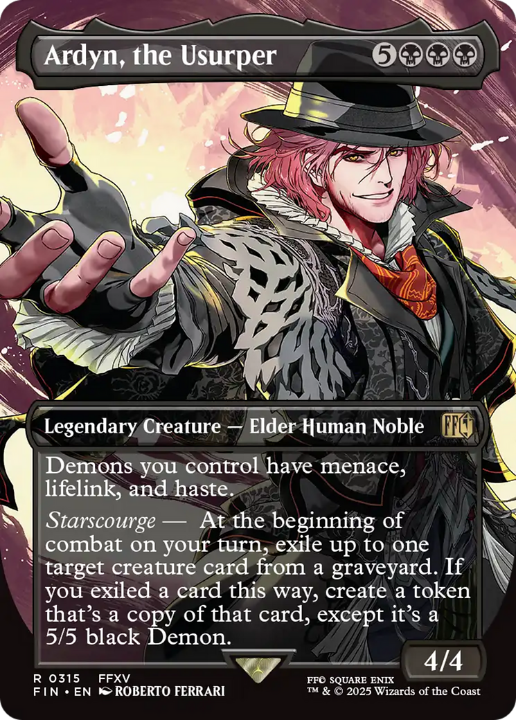 Ardyn, the Usurper - Rare Legendary Creature — Elder Human Noble card from Final Fantasy