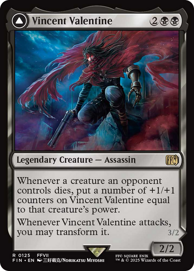 Vincent Valentine // Galian Beast - Rare Legendary Creature — Werewolf Beast card from Final Fantasy