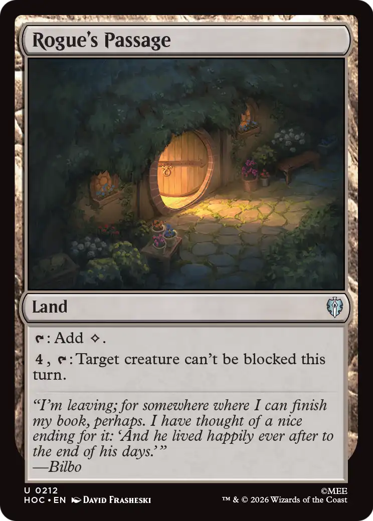 Rogue's Passage - Uncommon Land card from The Hobbit Eternal