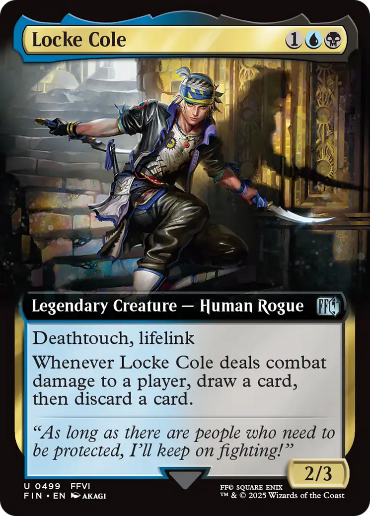 Locke Cole - Uncommon Legendary Creature — Human Rogue card from Final Fantasy