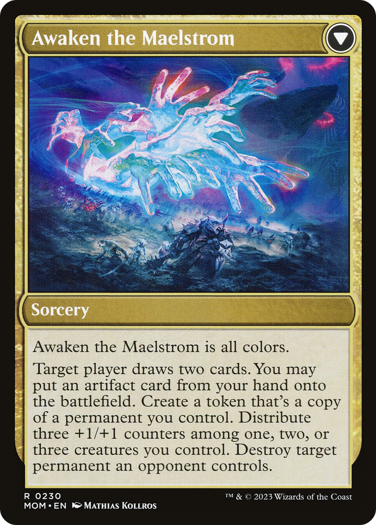 Image of card Invasion of Alara // Awaken the Maelstrom back