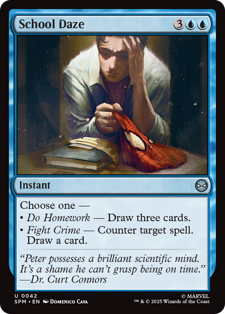 School Daze - Uncommon Instant card from Marvel's Spider-Man