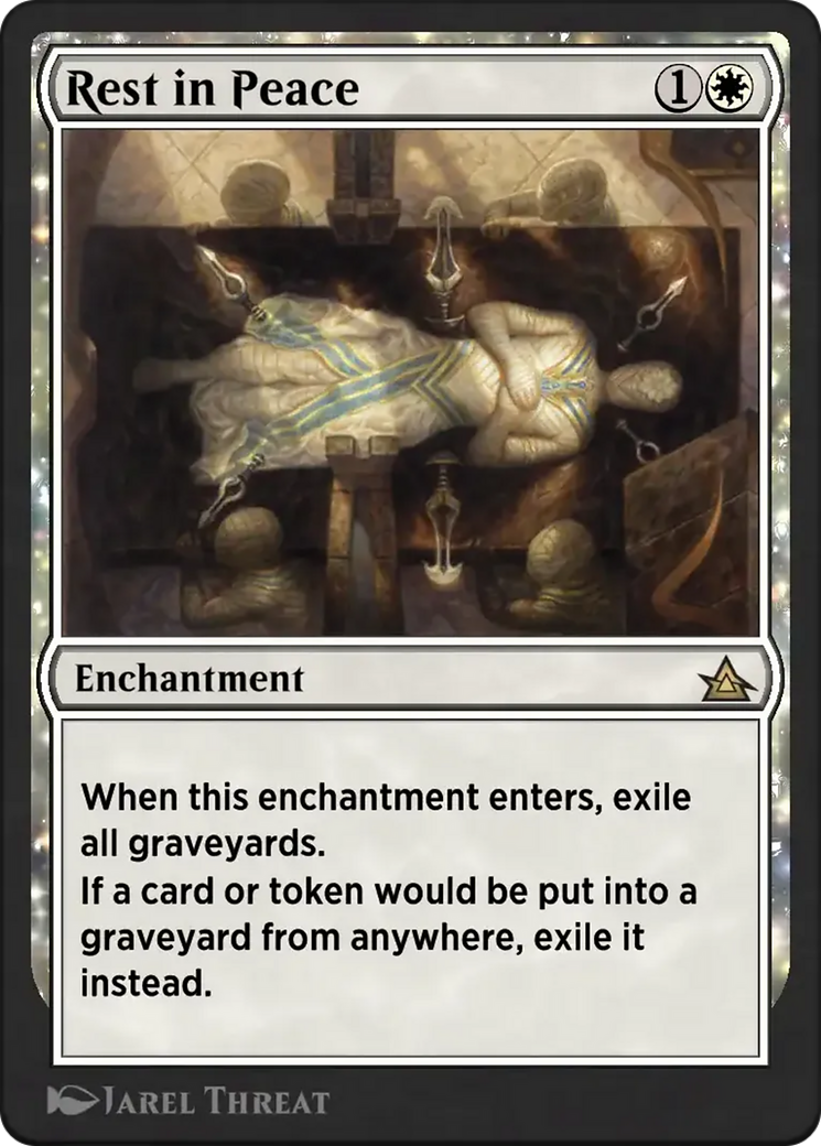 Rest in Peace - Rare Enchantment card from Through the Omenpaths Bonus Sheet
