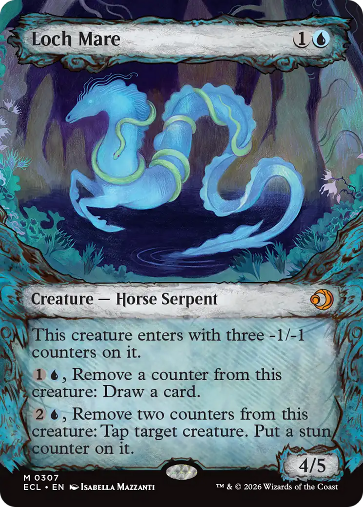 Loch Mare - Mythic Creature — Horse Serpent card from Lorwyn Eclipsed
