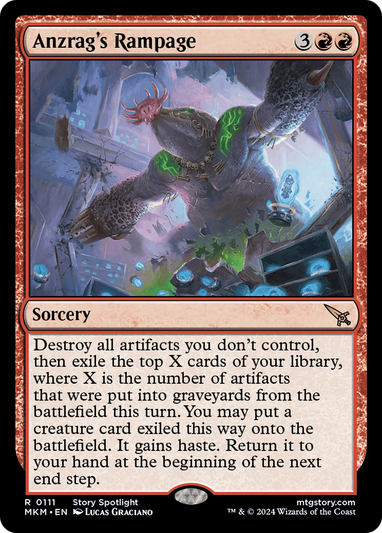 Image of card Anzrag's Rampage