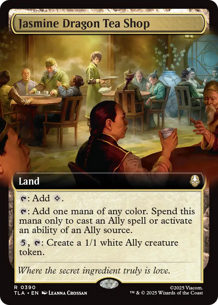 Jasmine Dragon Tea Shop - Rare Land card from Avatar: The Last Airbender