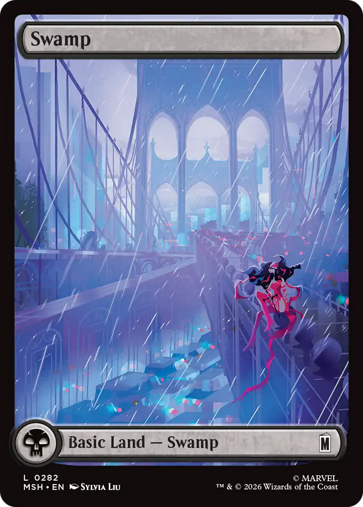 Swamp - Common Basic Land — Swamp card from Marvel Super Heroes