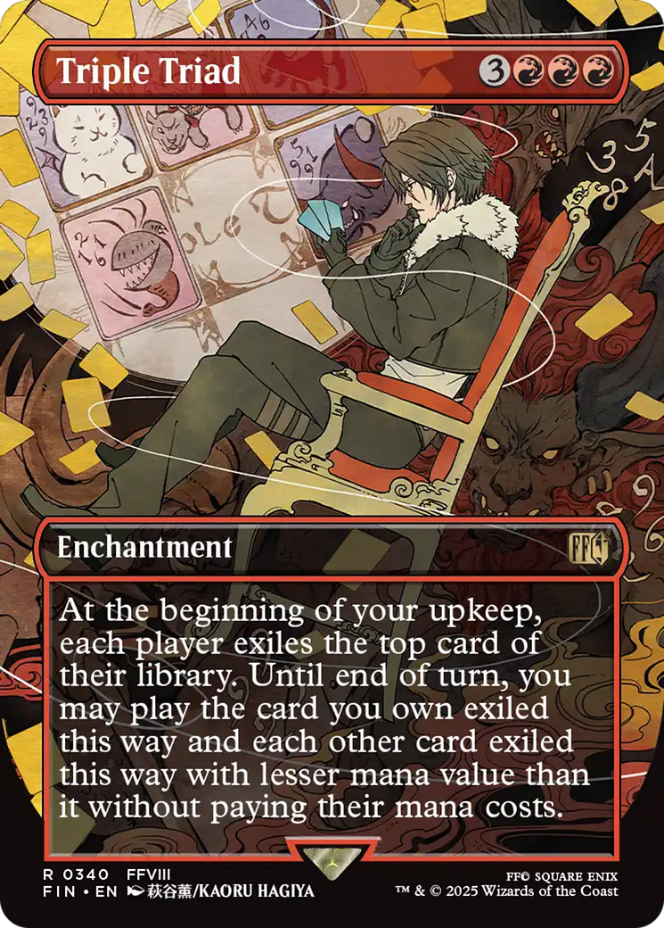 Triple Triad - Rare Enchantment card from Final Fantasy