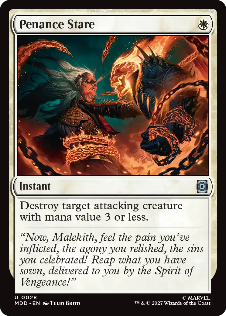Penance Stare - Uncommon Instant card from Marvel: Darkhold Destiny