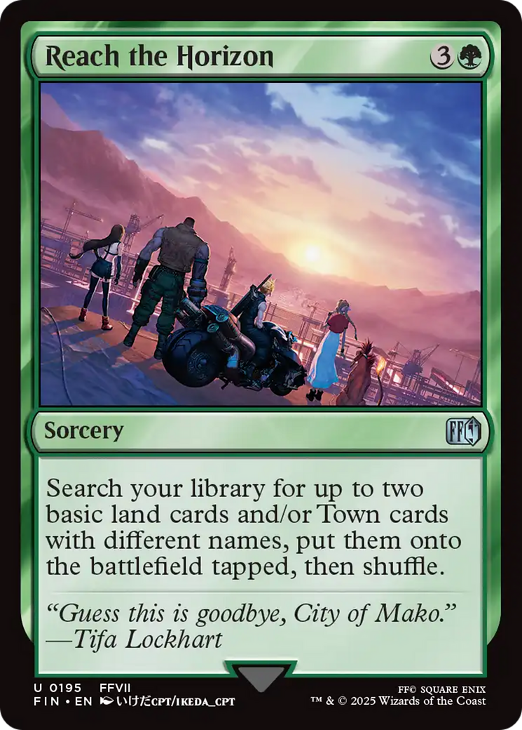 Reach the Horizon - Uncommon Sorcery card from Final Fantasy