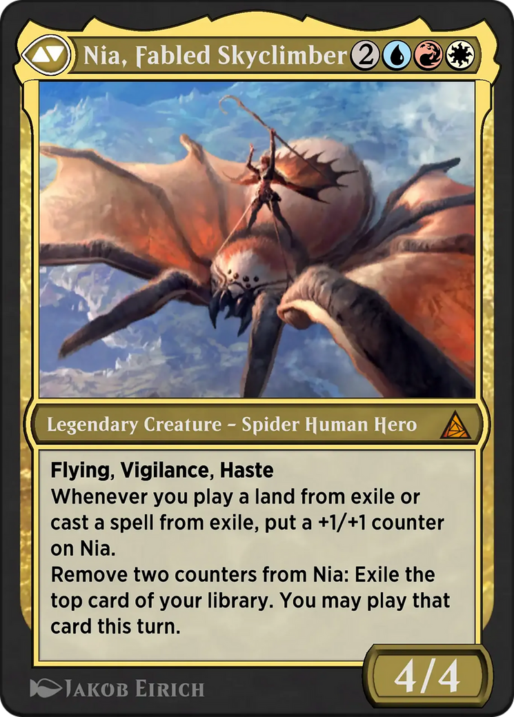 Back face of Gwen Stacy // Ghost-Spider - Legendary Creature — Spider Human Hero card